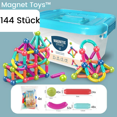 Magnetix Set Atractivo de Bloques de Construcción | Desarrollo y Creatividad - Para Bebés y Niños